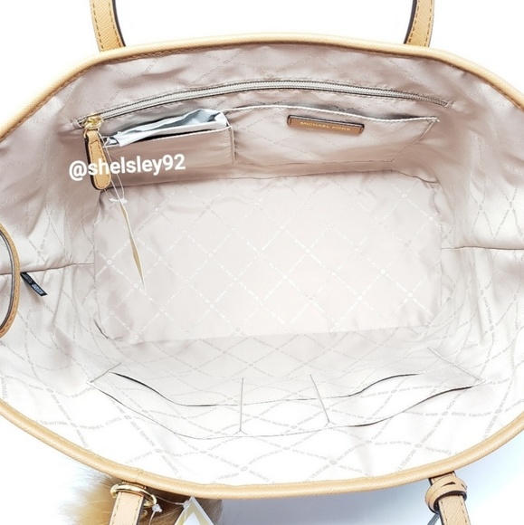 Michael Kors Large Jet Set Tote Bag Brown - Picture 4 of 6